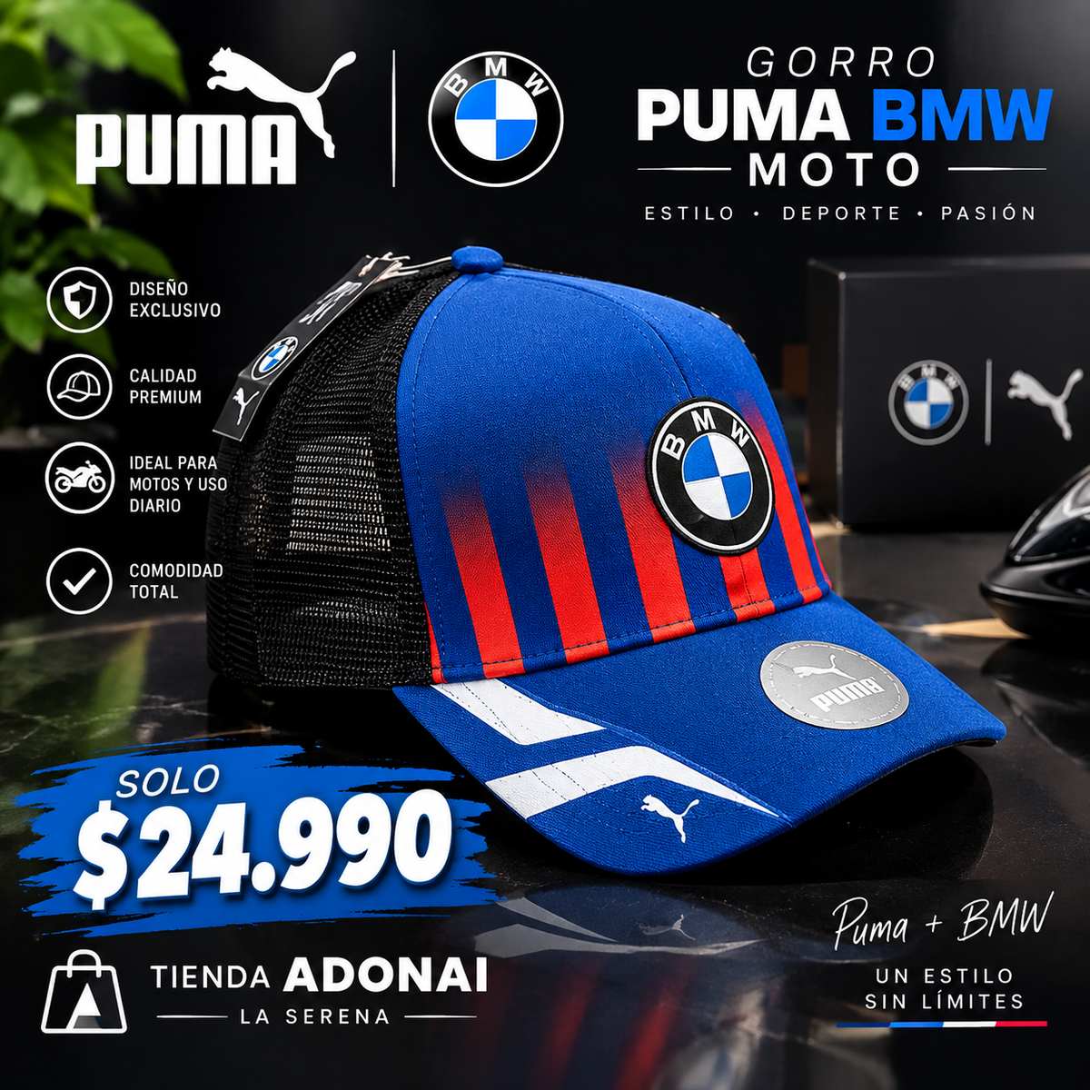 GORRO PUMA BMW