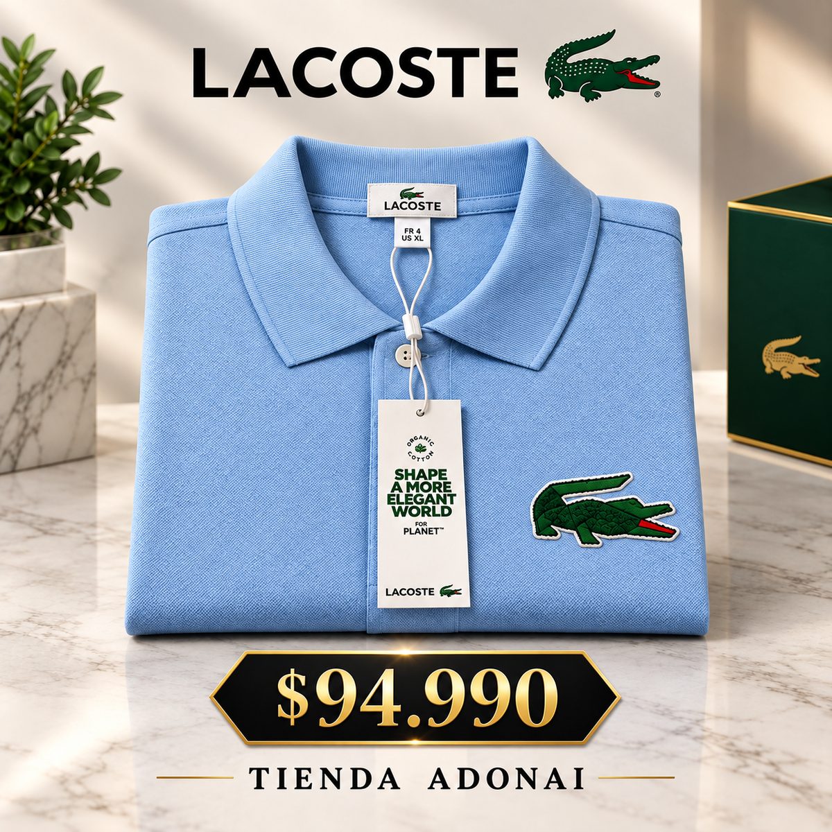POLERA  LACOSTE CLASIC FIT