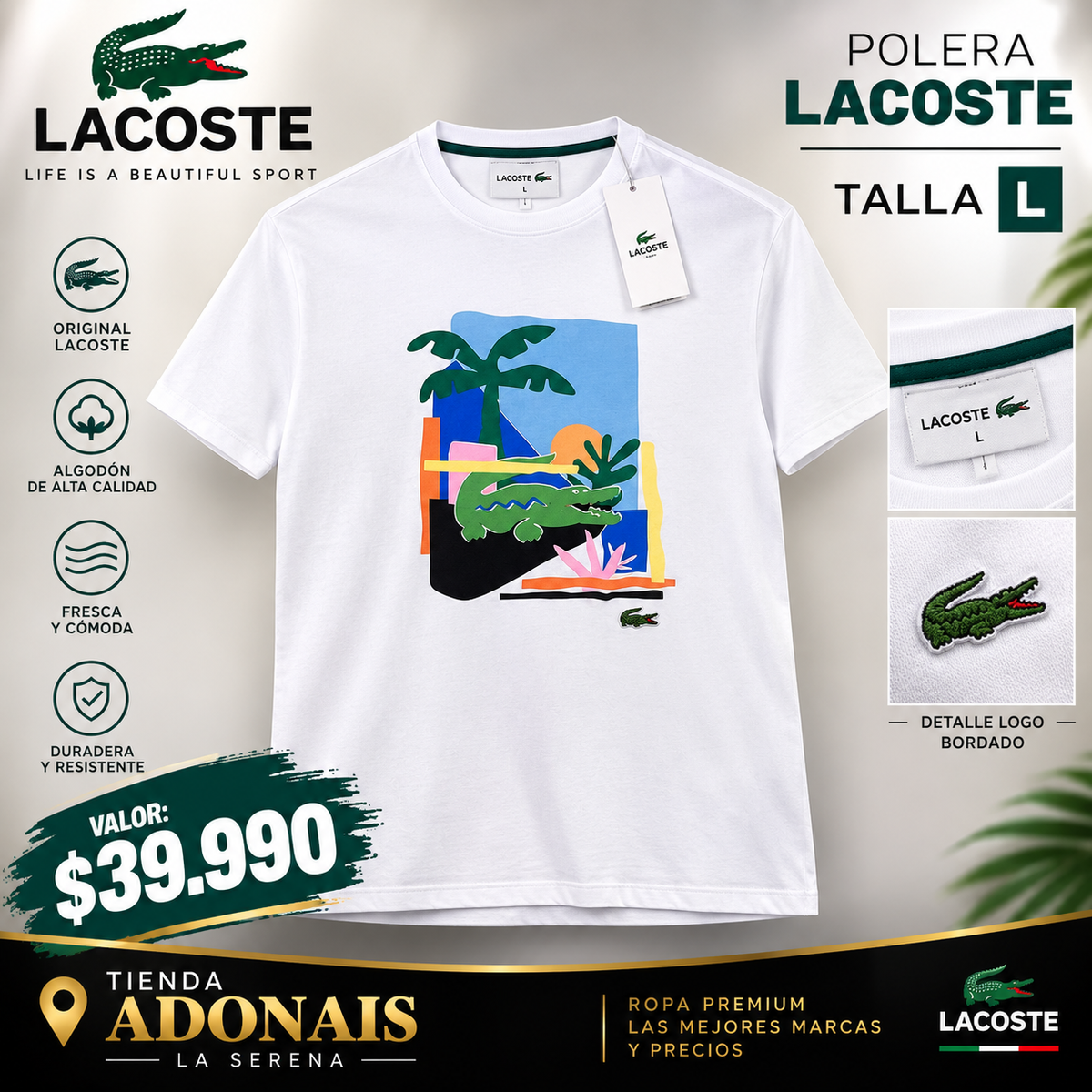 POLERA LACOSTE